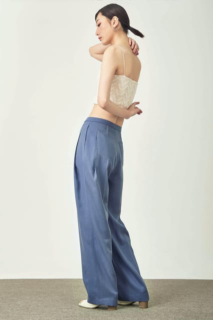 TENCEL SHORT WAIST BAND TROUSERS