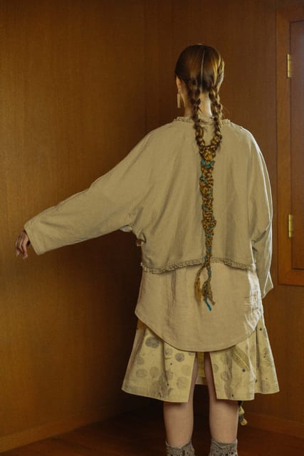 dolman Bolero cardigan - light beige