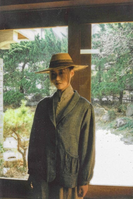 hand stitch button jacket
