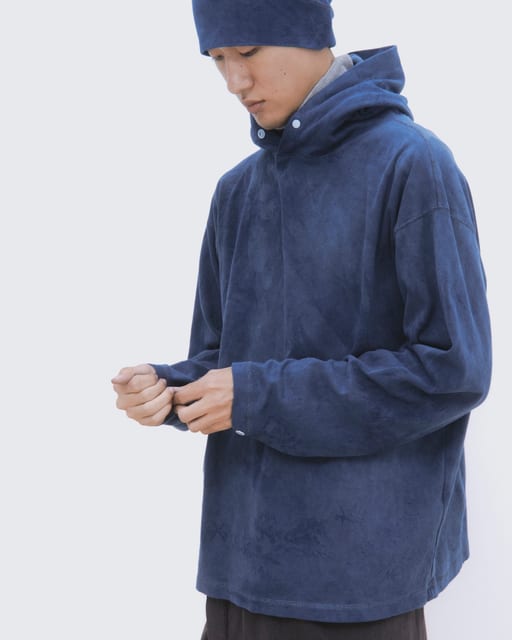 Natural Dyed Hoodie - Indigo