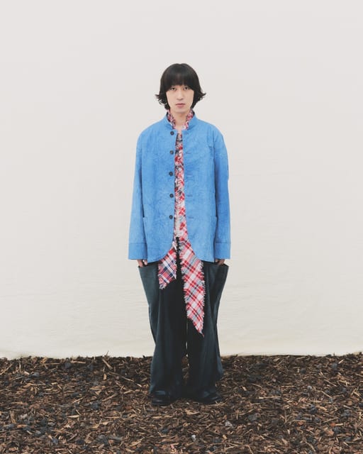 NATURAL DYEING WORK JACKET - INDIGO