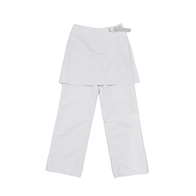 SS26 TRAINER SKIRT TROUSERS (LIGHT GREY)