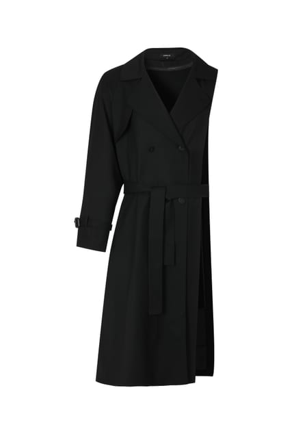 ⅓ Cut-Out Trench Coat ⅓ 컷-아웃 트렌치 코트 블랙