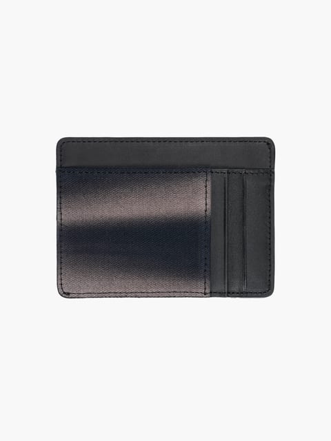Sun-Bleached Leather Wallet - Navy