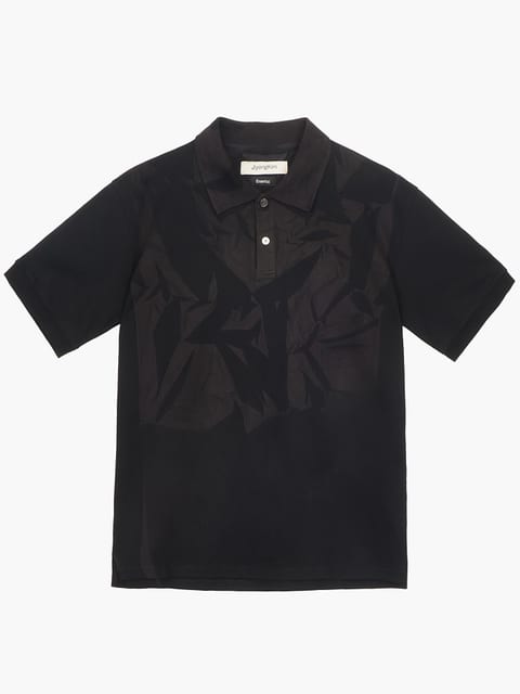 Sun-Bleached Pack Polo T-Shirt - Black