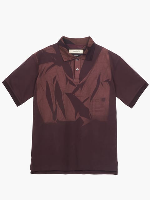 Sun-Bleached Pack Polo T-Shirt - Burgundy