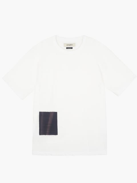 Sun-Bleached Patch Tee - White