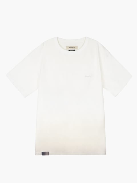 Sun-Bleached Tab Tee - White