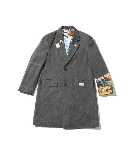 Chaos Chester filed coat (Grey herringbone)