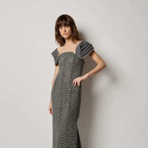 ARCHIVE HANDCRAFT COLLECTION-KIWA CM LACE DRESS