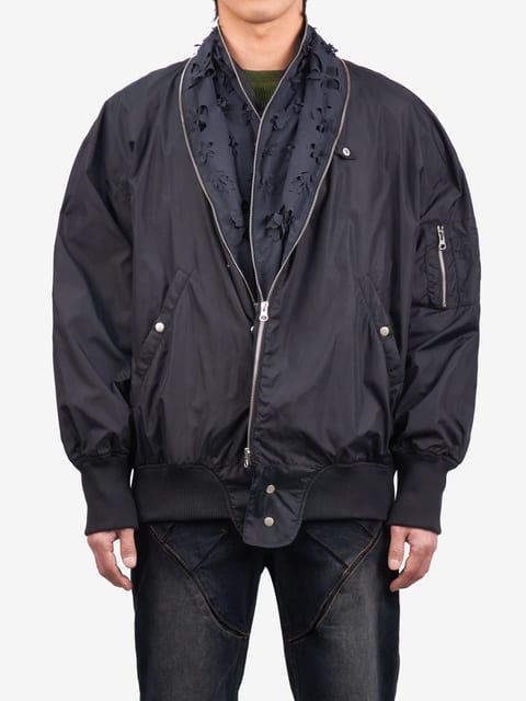LASER-SLASHED BOMBER JACKET (프리 시즌오프, 30% OFF)