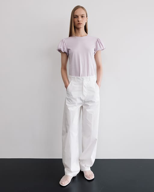 [20%세일] BUBBLE SLEEVES T_SHIRT_LL*Japanese fabric