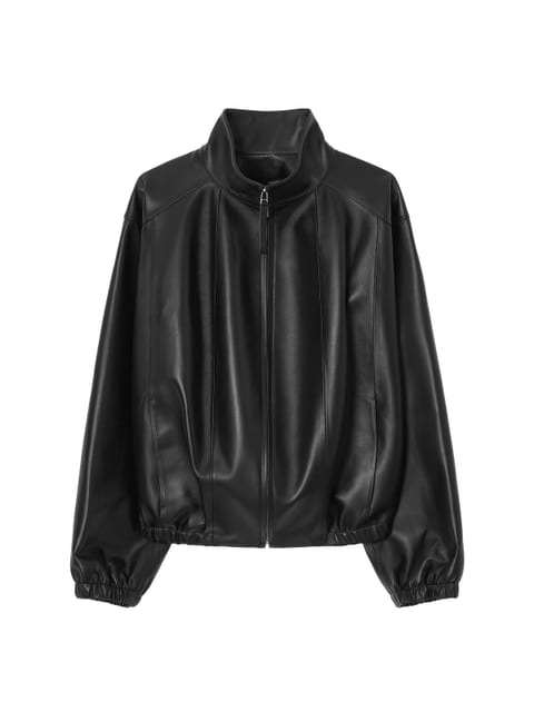BULGED LEATHER JACKET