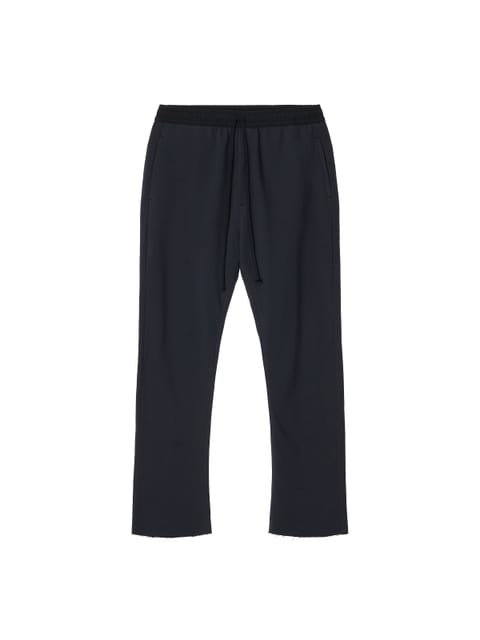 COTTON JERSEY TROUSERS DARK NAVY