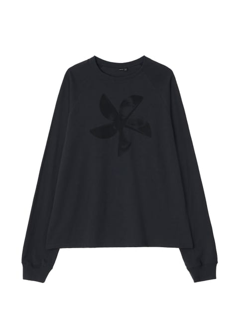 PROPELLER LONG SLEEVE TEE CHARCOAL