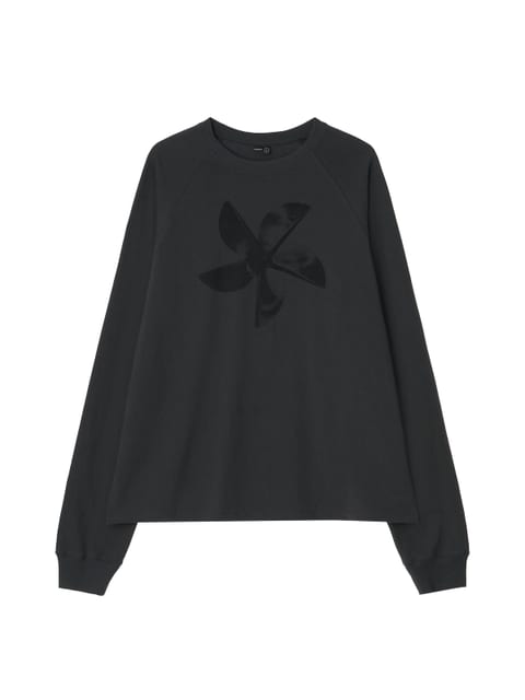 PROPELLER LONG SLEEVE TEE DEEPNAVY