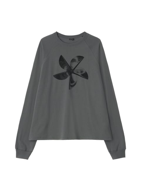 PROPELLER LONG SLEEVE TEE LGRAY