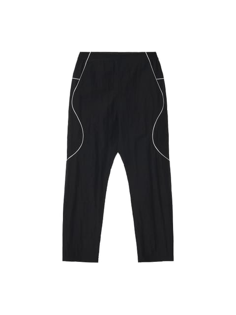 SAPATT PIPING TROUSERS BLACK