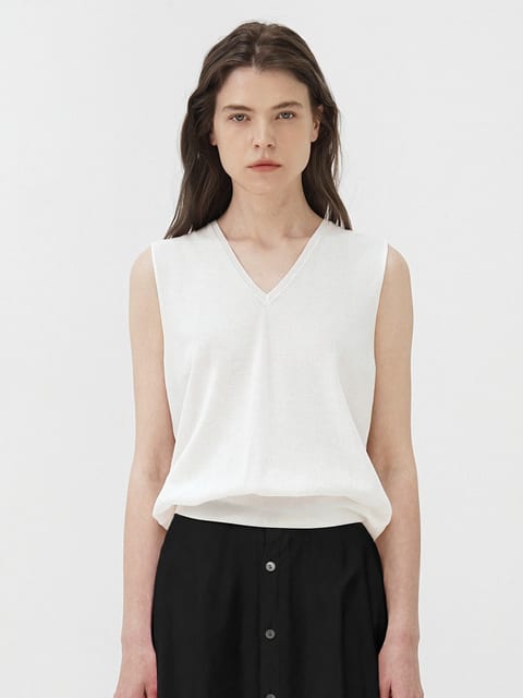 Summer breeze knit top (Ivory)