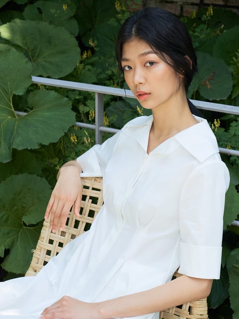 Taylor White Shirt Dress (품절)