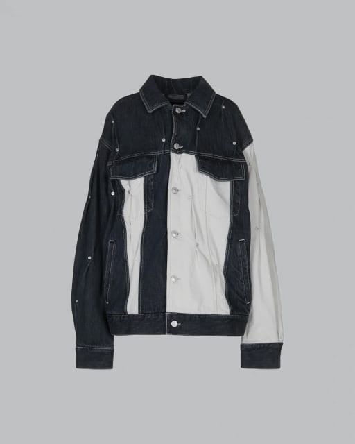 MULTI RIVET DENIM JACKET