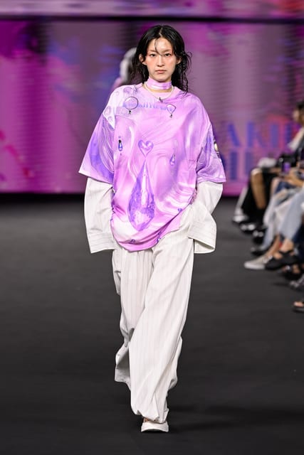26SS HEART DROP PRINTING T-SHIRT