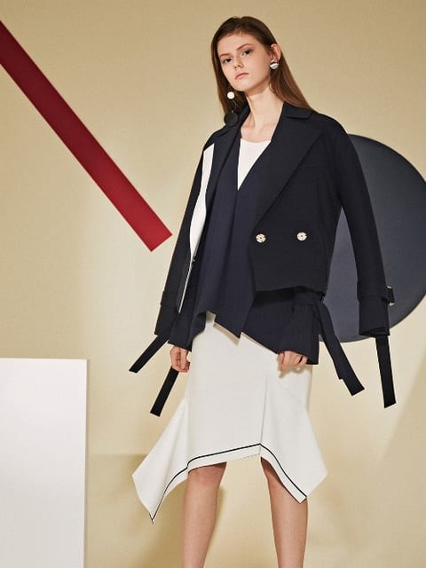 Flexible Panel Skirt_Ivory
