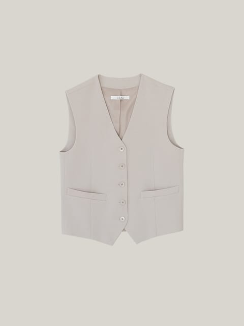 [2nd] Bas vest_beige