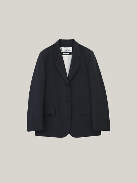[2nd] Classic wool jacket_navy