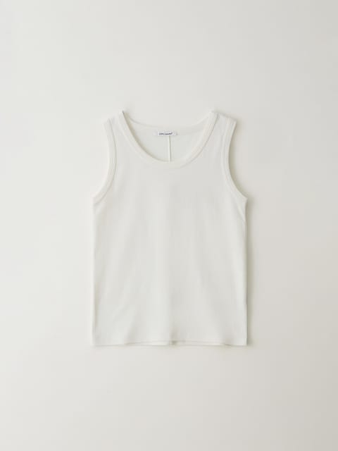 [53th] L'eau sleeveless_ivory