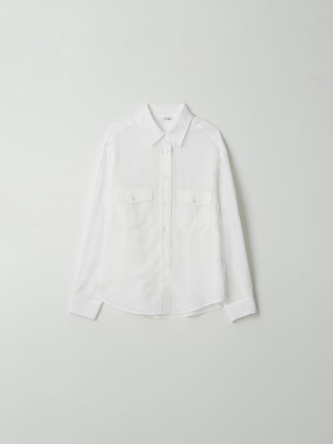 Linen pocket shirt_ivory