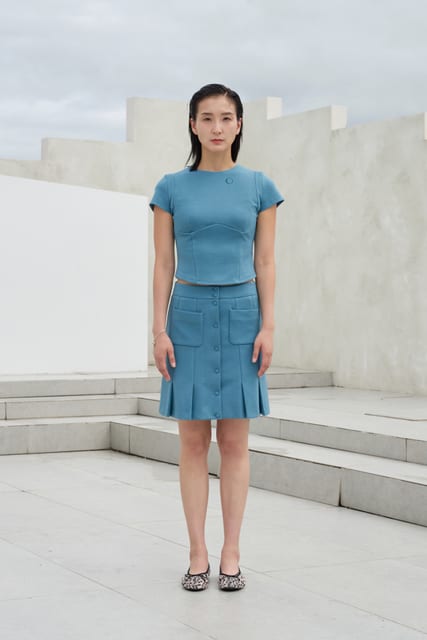 YOOL PLEATED SKIRT