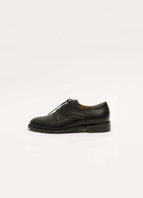 Classic Derby Shoes - Black