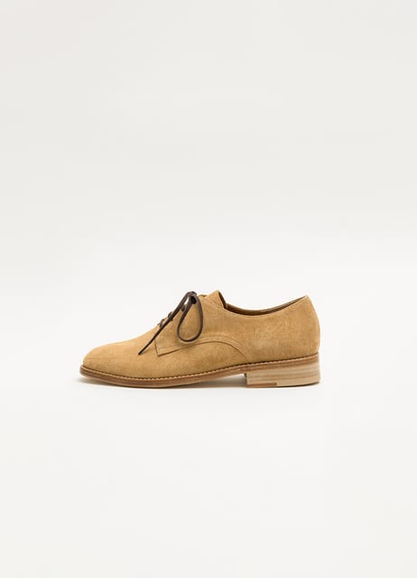 Classic Oxford Shoes - Camel
