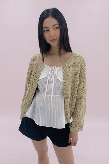 Bell Cardigan / Beige