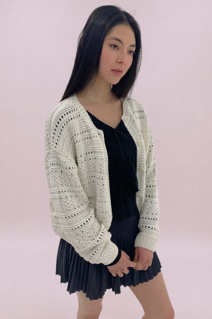 Bell Cardigan / Ivory