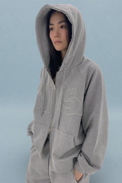 Noma hoodie zip-up / Melange