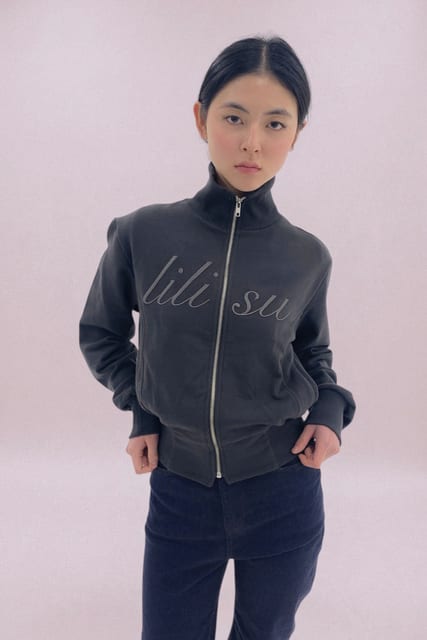 Sue zipup Jacket / Charcoal