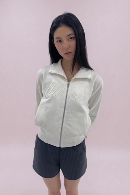 Sue zipup Jacket / White