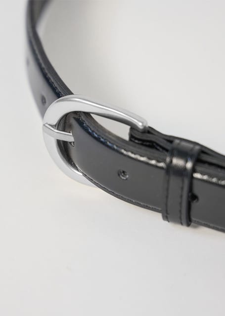 [선물옵션] 25mm leather belt-2color
