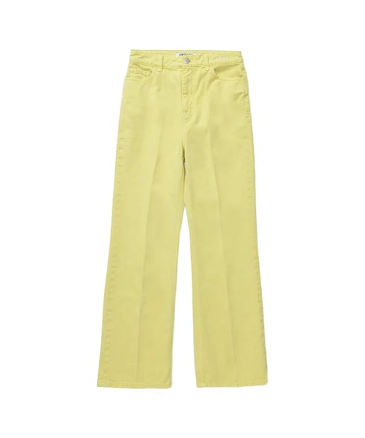 Friends Boots Cut Light Yellow Pants