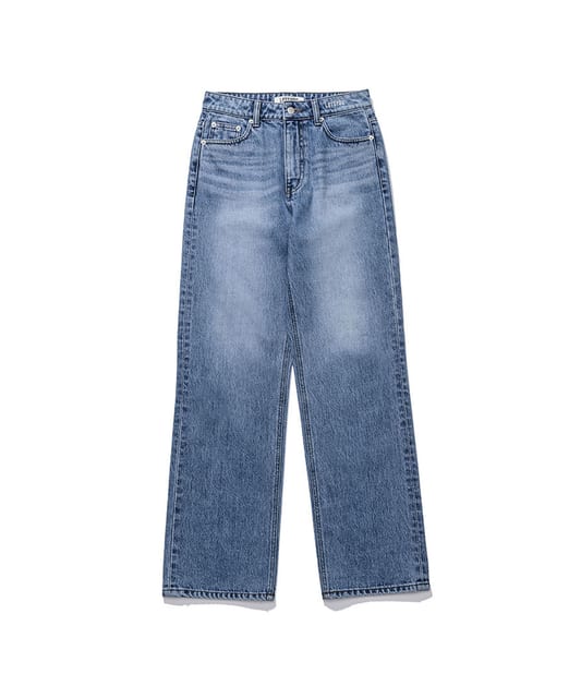 monica straight denim pants