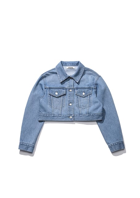 Play Ground Crop Denim Jacket​​​