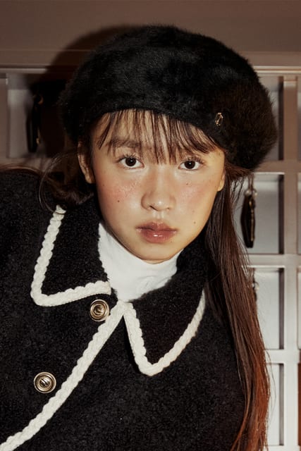 Lucirzu Angore beret (black)