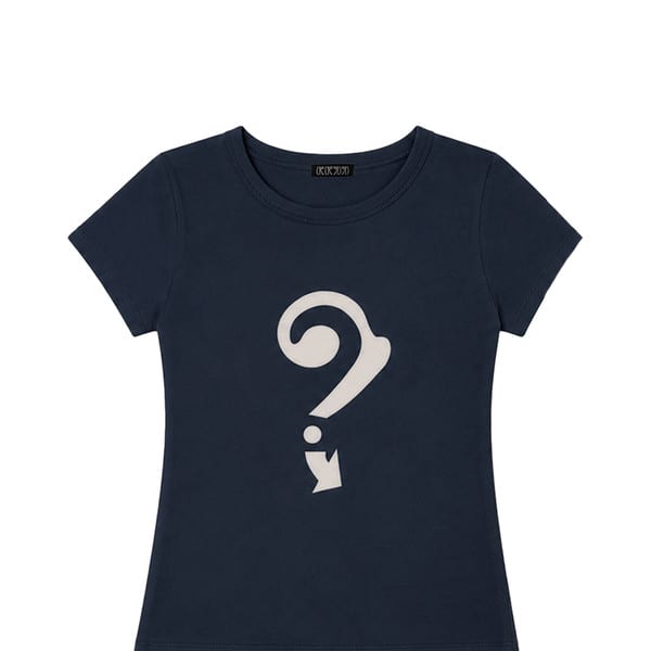 Symbol printing tee (navy)