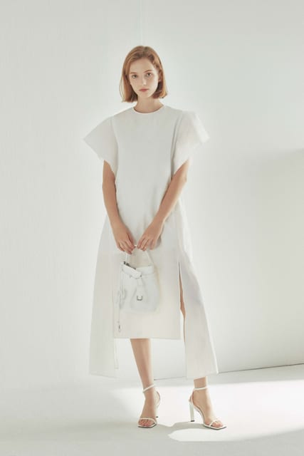 Flutter Sleeve Maxi Dress