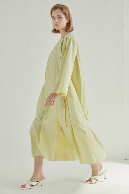 Square Neck Block Dress