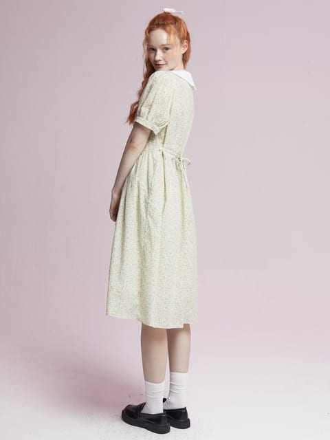 Sally Collar One-Piece Yellow