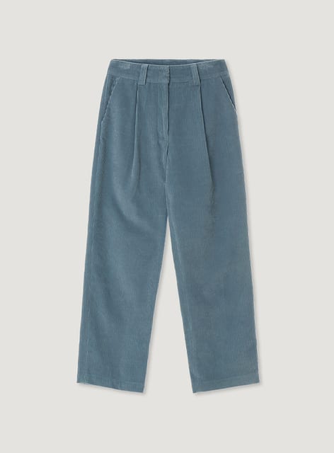 CORDUROY PINTUCK PANTS