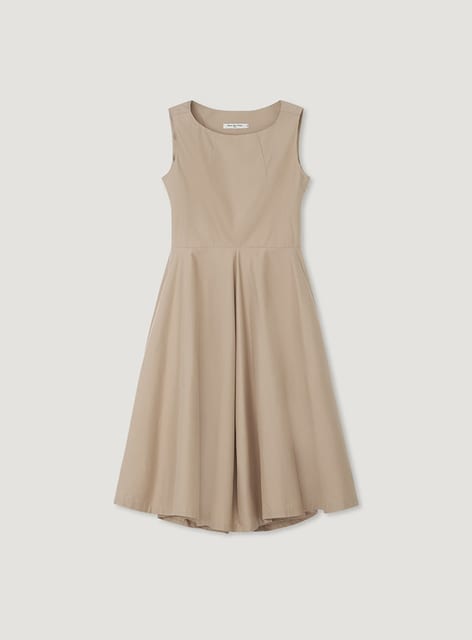 CUT OUT BACK FLARE ONE PIECE (SLEEVELESS)